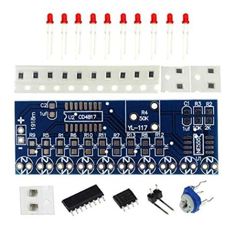 Buy Smart Electronics Kits Ne555cd4017 Led Module Diy Kit Online In