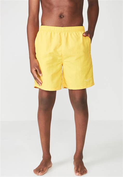 Crossover Swimshort Yellow Cotton On Swimwear