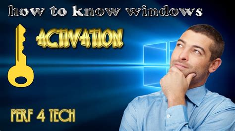 How To Know Windows Activation Key Youtube