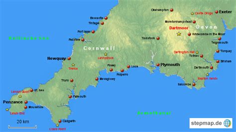Devon England Karta Map Of Devon England Europa Karta