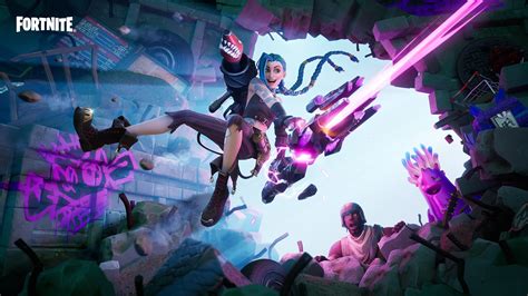 Riot Faz Parceria Com Fortnite E Lança Skin Da Jinx Esports Esportsgg