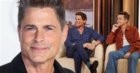 Rob Lowe Helped His Son John Owen Lowe Out With Own Addiction Battles