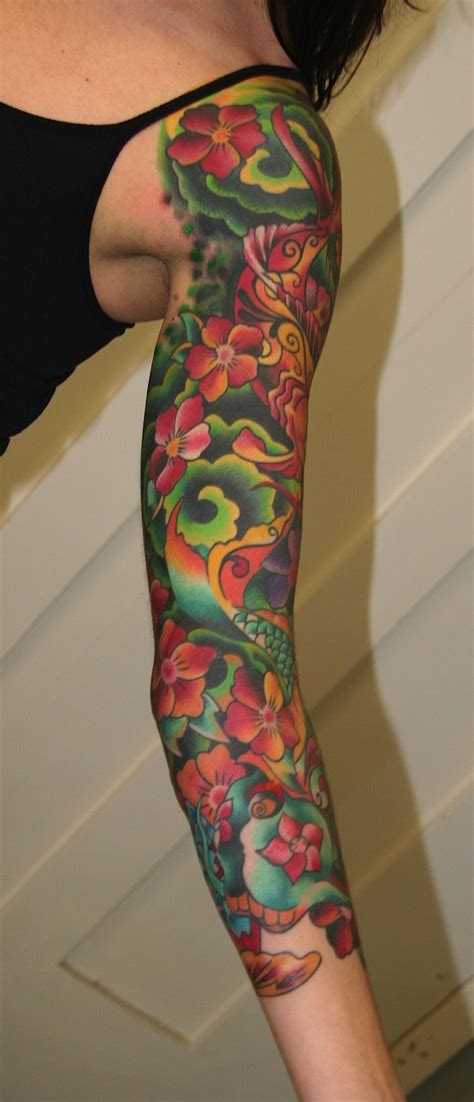 Latest Girls Sleeve Tattoos Designs Wallpaper Hd