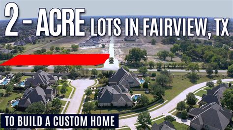 2-ACRE LOT AVAILABLE IN FAIRVIEW TX. LOVEJOY SCHOOLS | LUXURY CUSTOM