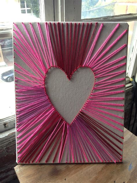 String Art - V Day Edition - Creativebug Blog