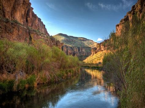 Balanced Rock State Park Salmon Falls Creek In The Morning Idaho