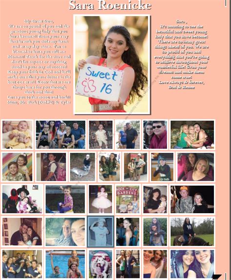 A Collage Of Photos With The Words Sweet Sixteen