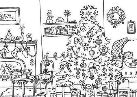 Coloriages de Noël pour adultes gratuit à imprimer et colorier