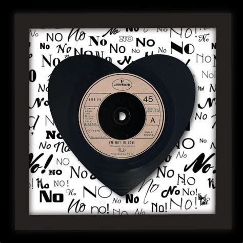 Im Not In Love 10cc 1975 Kenny Deane Vinyl Art