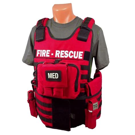 Rescue Essentials Nar Rescue Task Force Vest Kit W Side Armor Red