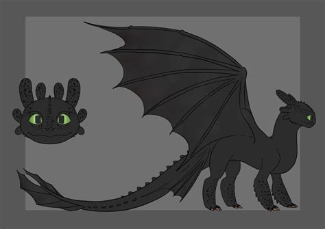 Made A Female Night Fury And Male Light Fury Based Off The Individual Traits We See Httyd