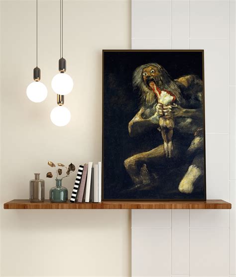 Francisco Goya Saturn Devouring His Son Saturn Print Etsy