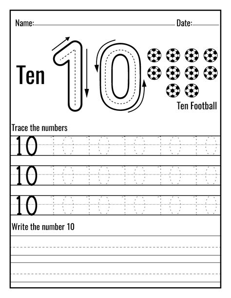 Help Your Kids Learn Numbers With 1 10 Number Tracing Prek Worksheets