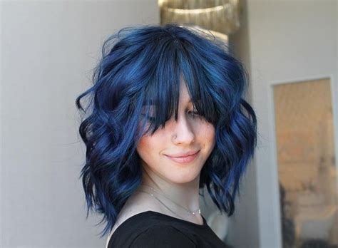 32 Beautiful Midnight Blue Hair Color Ideas Haircut Insider