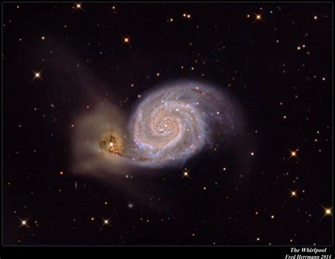 Whirlpool Galaxy M51 2014 Astronomy Magazine Interactive Star
