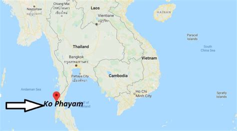 Where Is Ko Phayam Located What Country Is Ko Phayam In Ko Phayam Map