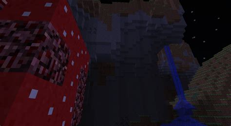 Giant Nether Mushroom And Lava Tree Minecraft Project