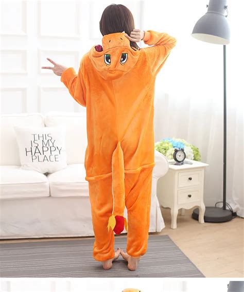 Anime Charizard Dragon Kigurumi Onesie Pajama Costume