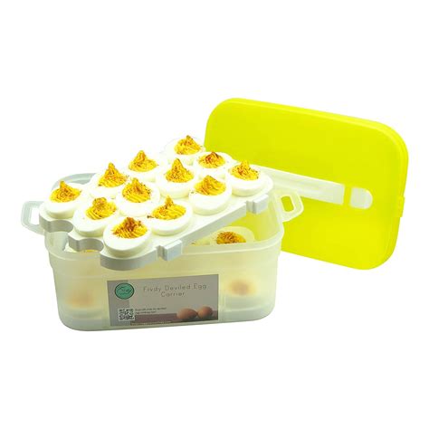 Transport Devil Eggs With Ease Easy To Clean Deviled Egg Carrier With