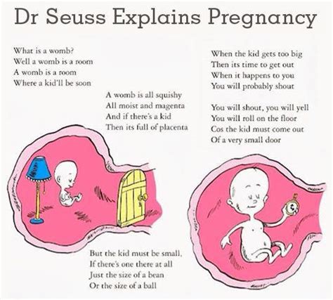 Dr Suess Explains Pregnancy