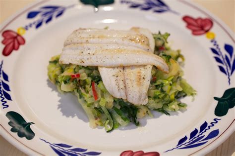 Frisse sliptong met spannende stamppot Recept