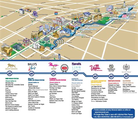 Map of the las vegas strip. Las Vegas Strip Hotels and Casinos map