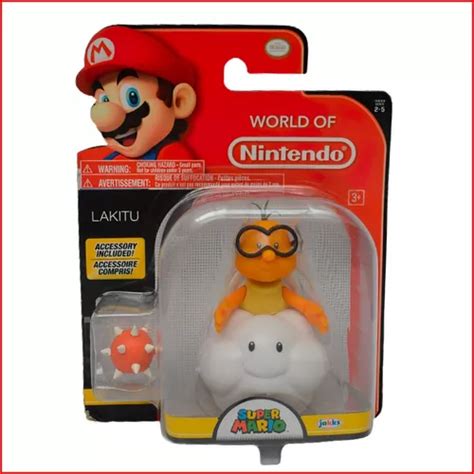 Figura Lakitu Super Mario World Nintendo Jakks Meses Sin Intereses