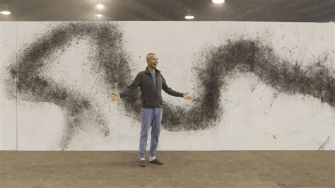 Gunpowder Artist Cai Guo Qiang Draws The Cuyahoga River With Fire