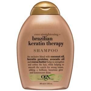 This unique shampoo puts keratin back into the hair each time you shampoo. Ogx Shampoo Brazilian Keratin Therapy Reviews - Black Box