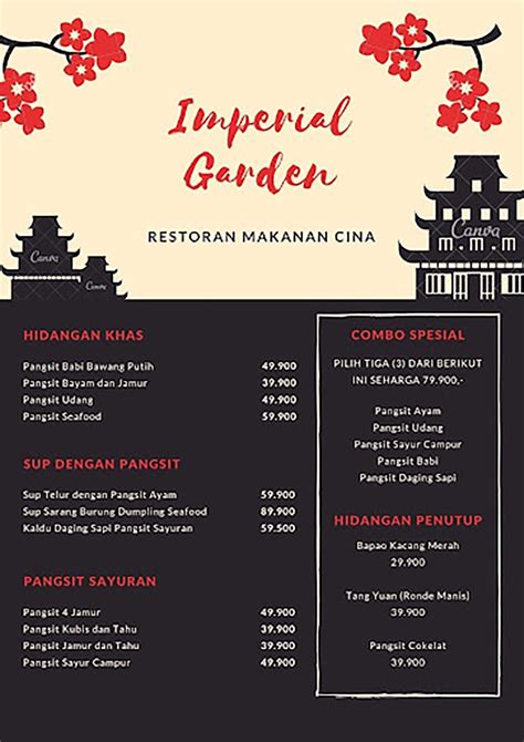 Contoh Desain Daftar Menu Makanan dan Minuman untuk Restoran | Moka Blog