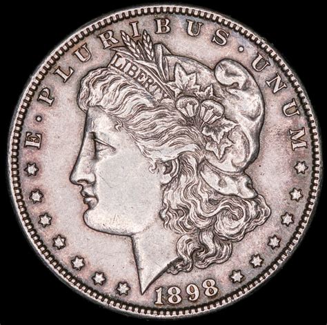 1898 Morgan Silver Dollar Pristine Auction