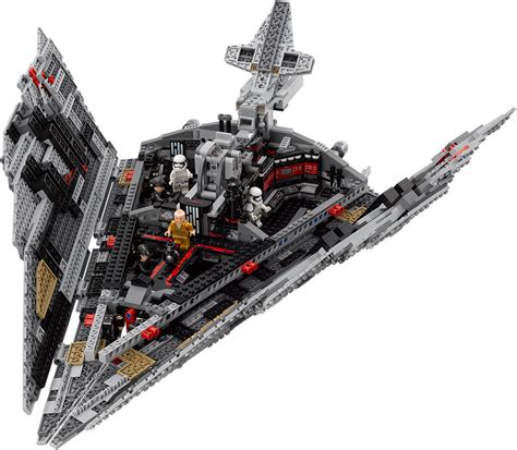 Dieses atemberaubende raumschiff ist das persönliche flaggschiff von darth vader und dient sowohl während des kampfes. LEGO Star Wars 75190 - First Order Star Destroyer | Mattonito