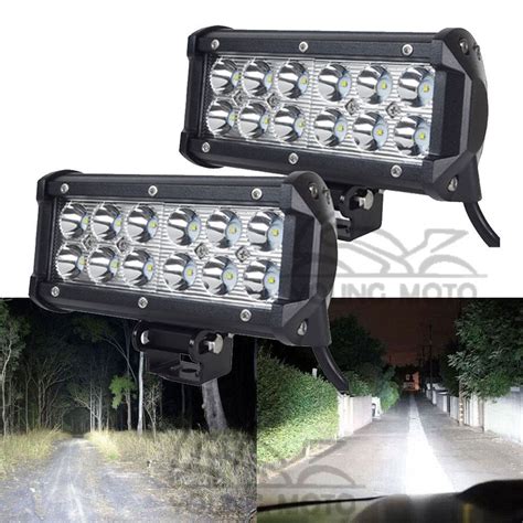These accompanying 5 led lights for motorcycles all met the tough models the specialists utilized in making a decision about the when would it be advisable for me to utilize my high bars on a motorcycle? Pair Universal 7 Inch 36W 6000K LED Day Light Running Work ...