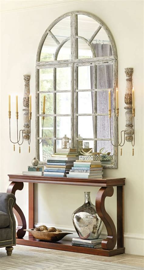 Mirrors Foyer Tables Round Entryway Wall Cabinet Entryway Mirror