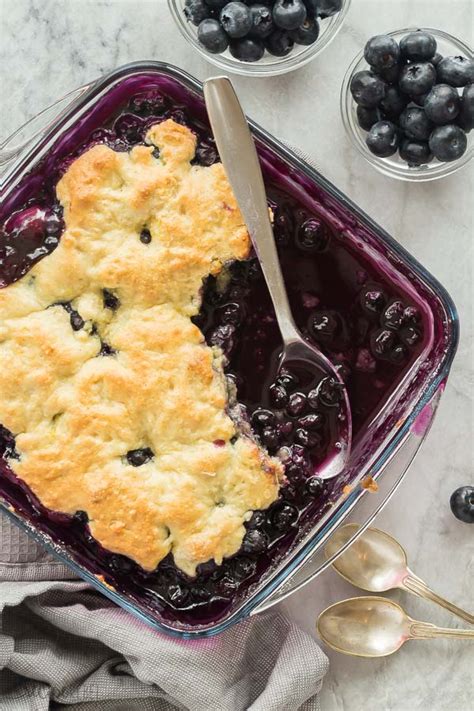 Blueberry Cobbler Recipe Oven Or Crockpot Dessert