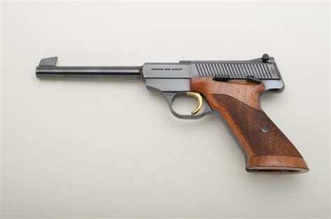 Belgian Made Browning Semi Auto Pistol 22lr Cal 6 34” Barrel Blue