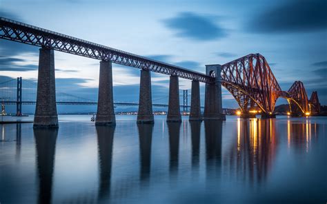 วอลเปเปอร์ เมือง สะพาน Forth Railway Bridge สกอตแลนด์ 3839x2400