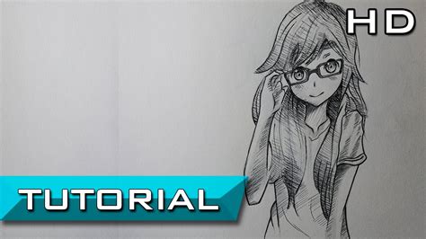 Cómo Dibujar Una Chica Manga O Anime A Lápiz Paso A Paso Tutorial Fácil Youtube