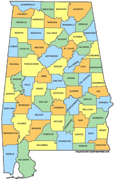 Welcome to the shelby county circuit clerk's office in alabama. can I see a map of all counties in Alabama?