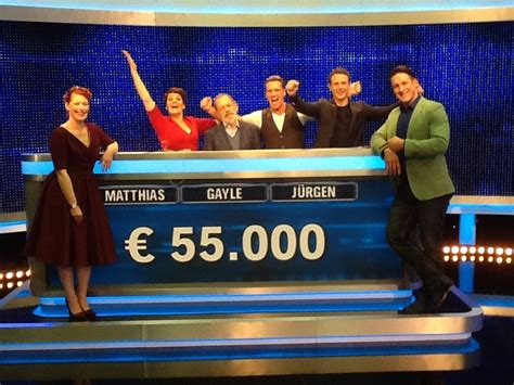It is the german adaptation of itv's show the chase. Gefragt - Gejagt, ARD, 10.12.2015, 18:00 Uhr | STEINERtainment