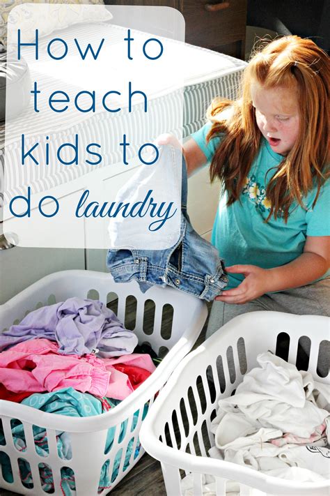 How To Teach Kids To Do Laundry Clever Housewife