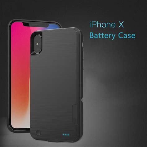 Ns For Iphone X Battery Case 4000mah Capacity Charger Case External
