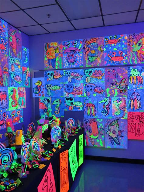 Black Light Drawings