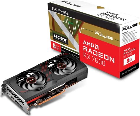 Sapphire Pulse Radeon Rx 7600 Gaming Oc 8gb Gddr6 11324 01 20g