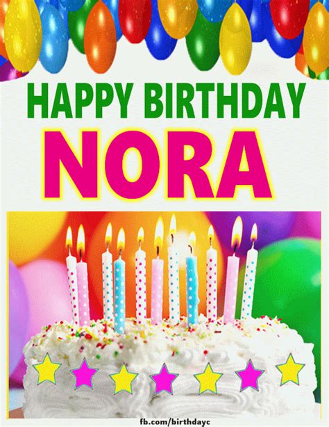 Happy Birthday Nora Images  Birthday Greeting Cards