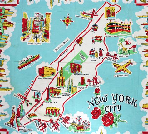 The bustling, cosmopolitan heart of the 4th largest metropolis in the world and by far the most populous city in the united states, new york has long been a key entry point and. Large illustrated tourist map of New York city | Vidiani ...