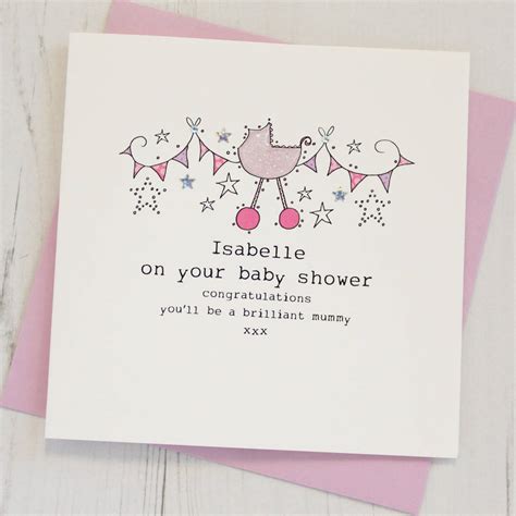 Personalised Baby Shower Card By Eggbert Daisy Notonthehighstreet Com