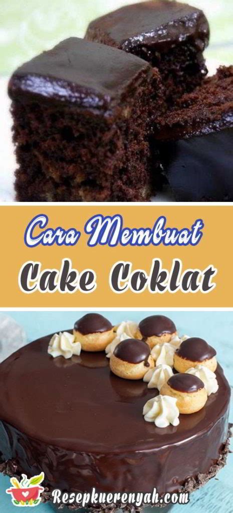 Resep Membuat Cake Coklat Panggang Manis