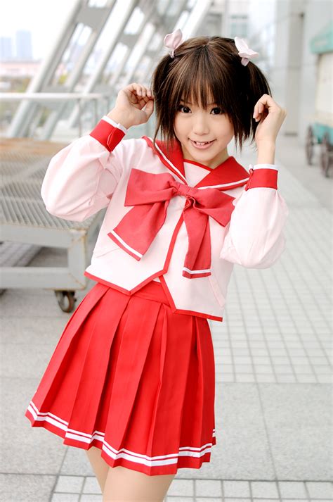 kipi san yuzuhara konomi to heart series to heart 2 1girl asian brown hair cosplay