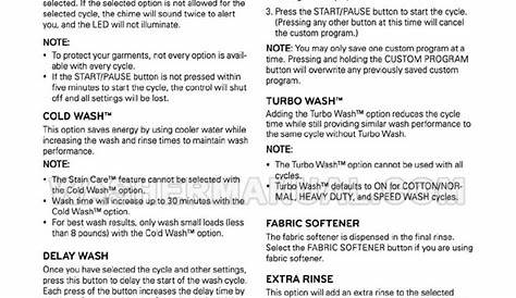 LG WT5480CW Washing Machine Owner's Manual